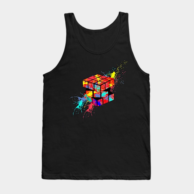 cube color Tank Top by INDONESIA68